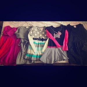SOLD-Size 6 Winter girls dresses